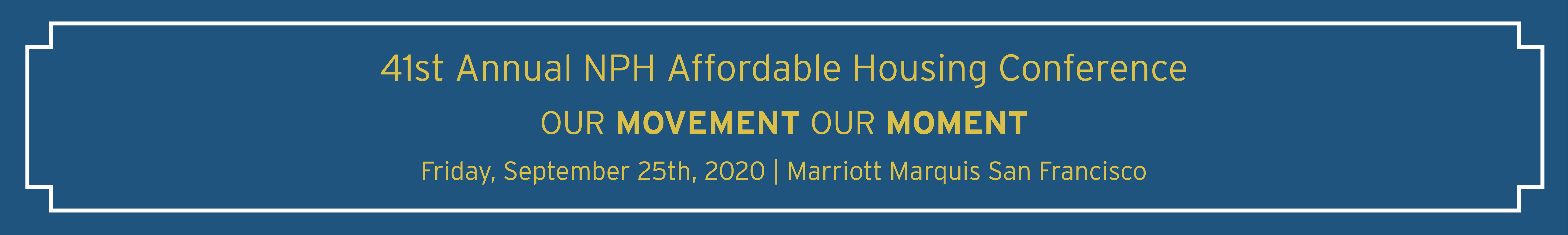 41st Annual NPH Affordable Housing Conference - Non-Profit Housing ...