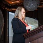 Amie at podium
