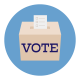 Graphic of voting box