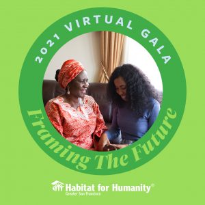 Graphic for Habitat for Humanity "Framing the Future" event