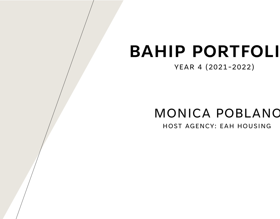 Monica portfolio cover