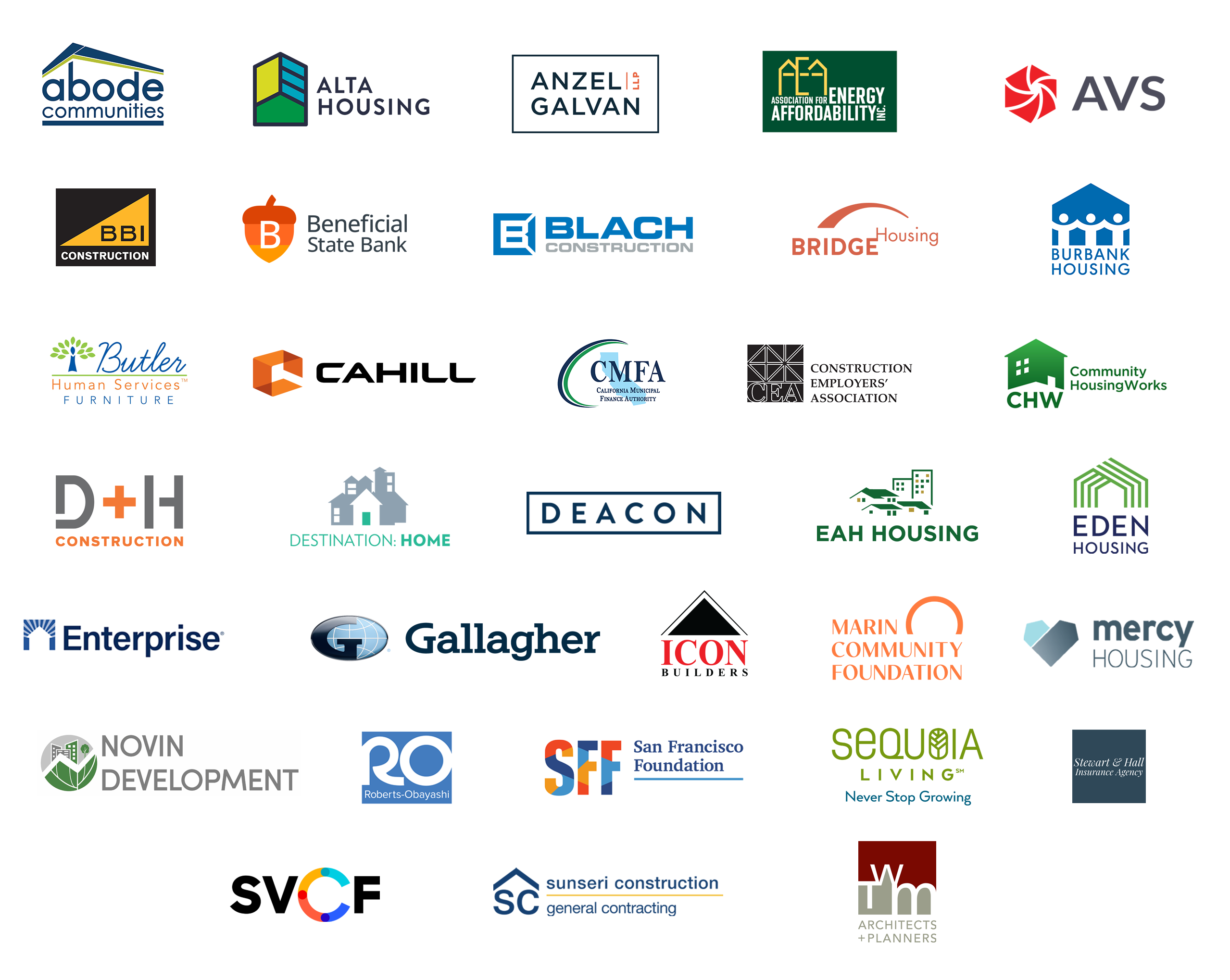 Benefactor level sponsors