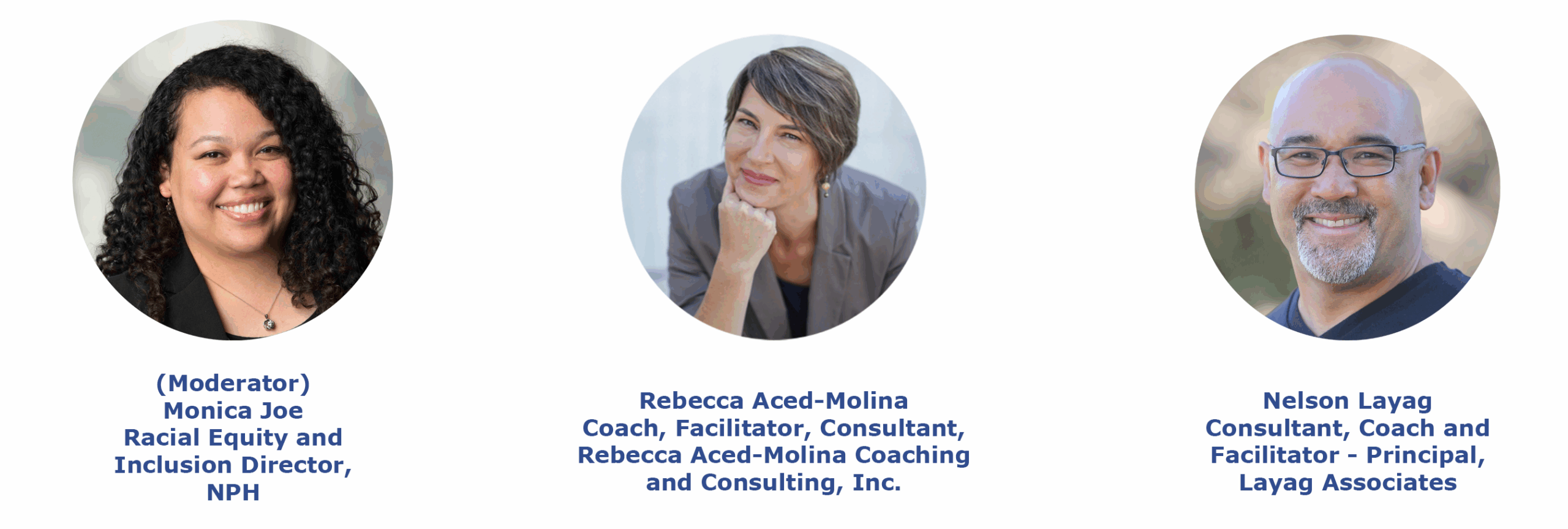 org change speakers full slate three speakers for event