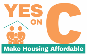 Yes on C logo
