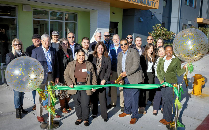 Pimentel Place grand opening in Hayward, courtesy of EAH Housing.